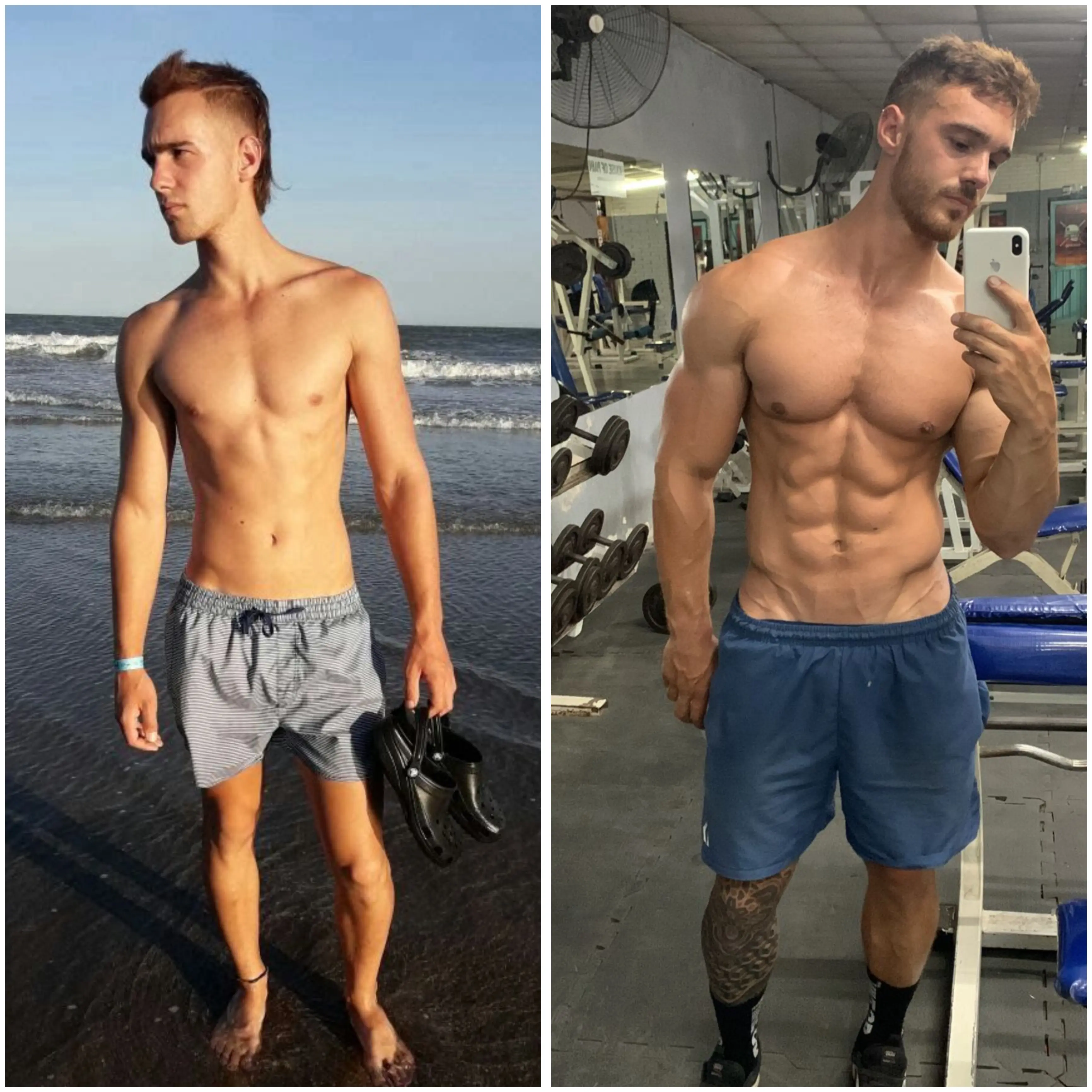 antes y despues - cristian